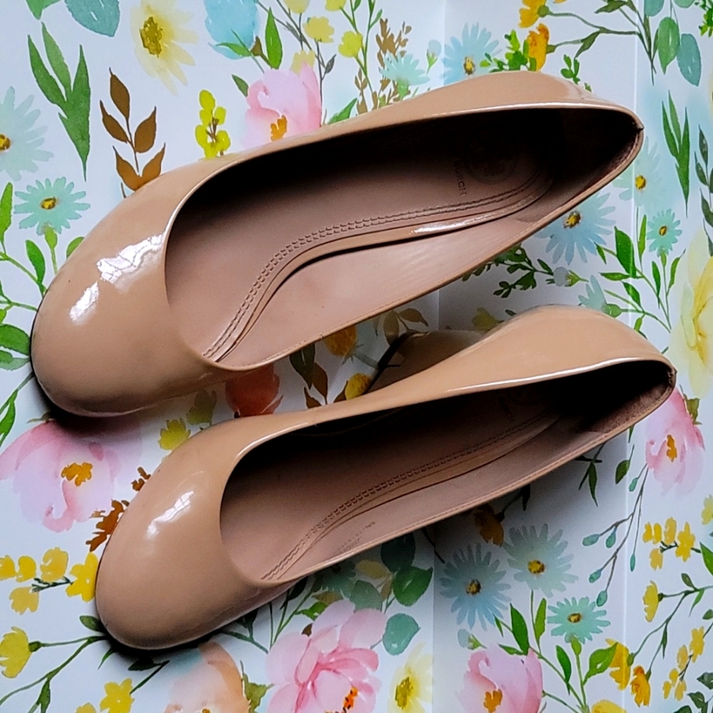 Tory Burch Nude Wedges